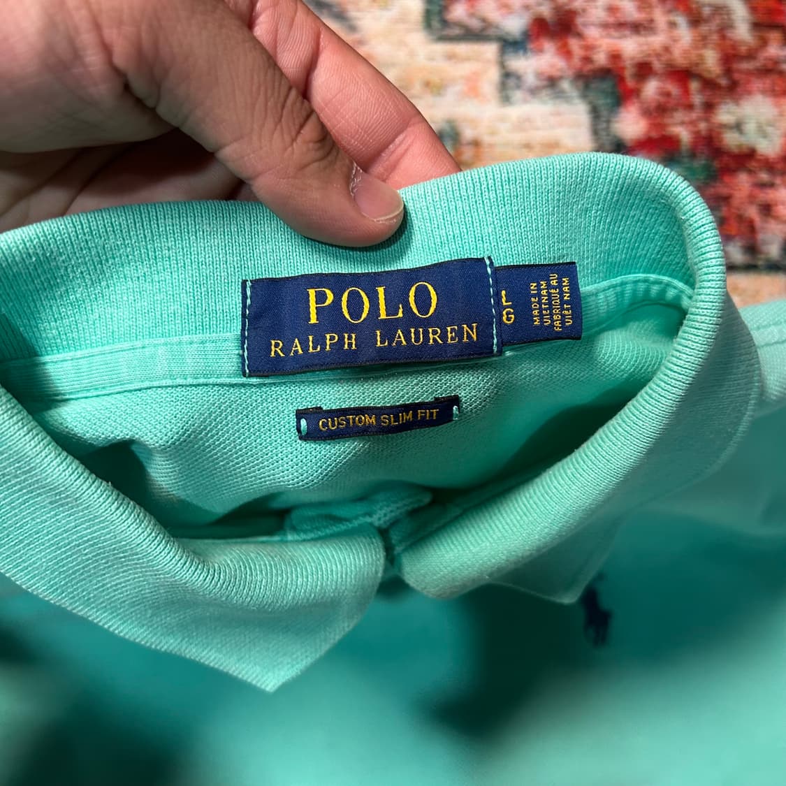 [L] 폴로 랄프로렌 에메랄드 포니 로고 카라 반팔 상품이미지3