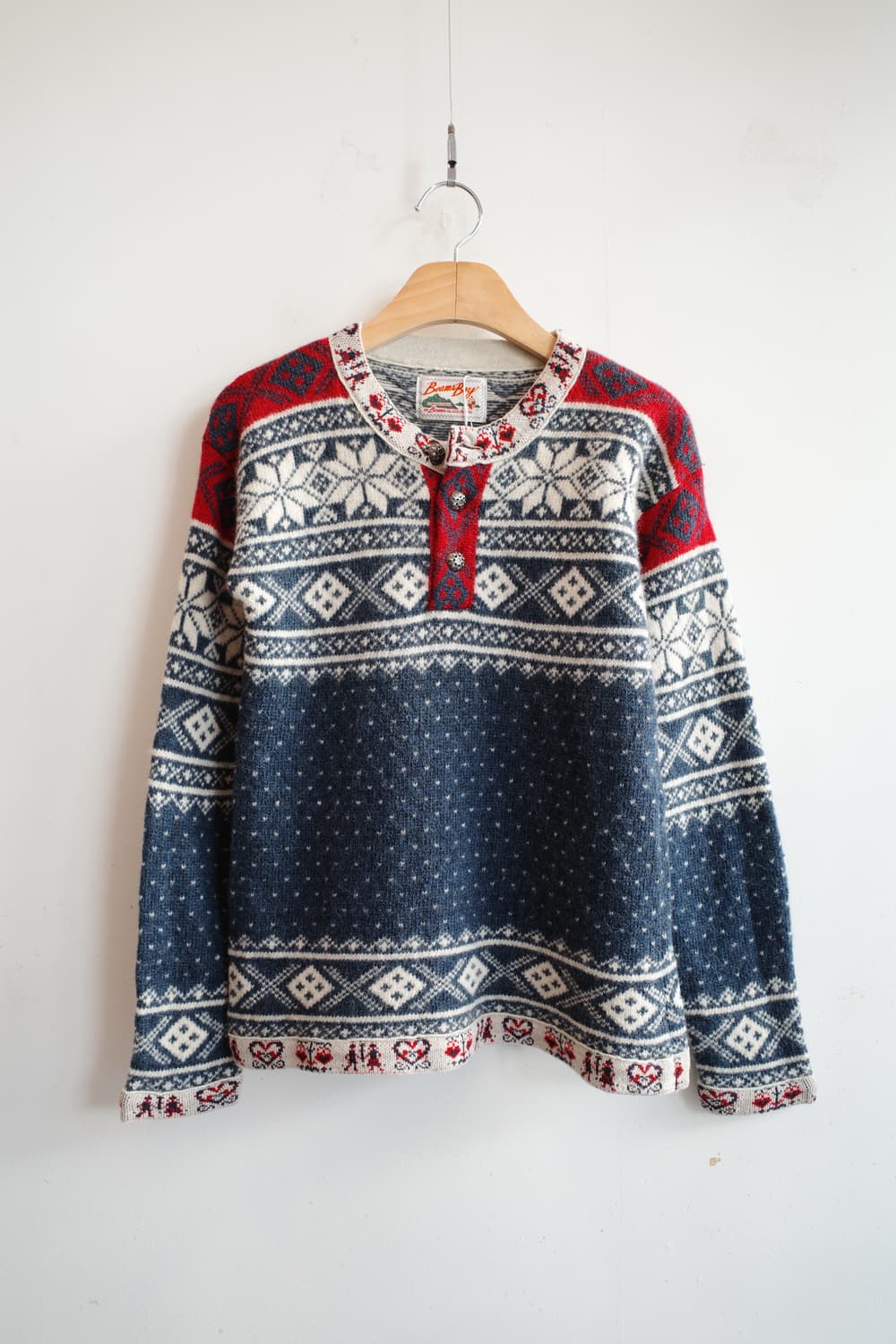 Beams Boy 빔즈보이 에스닉 울 니트  상품이미지1