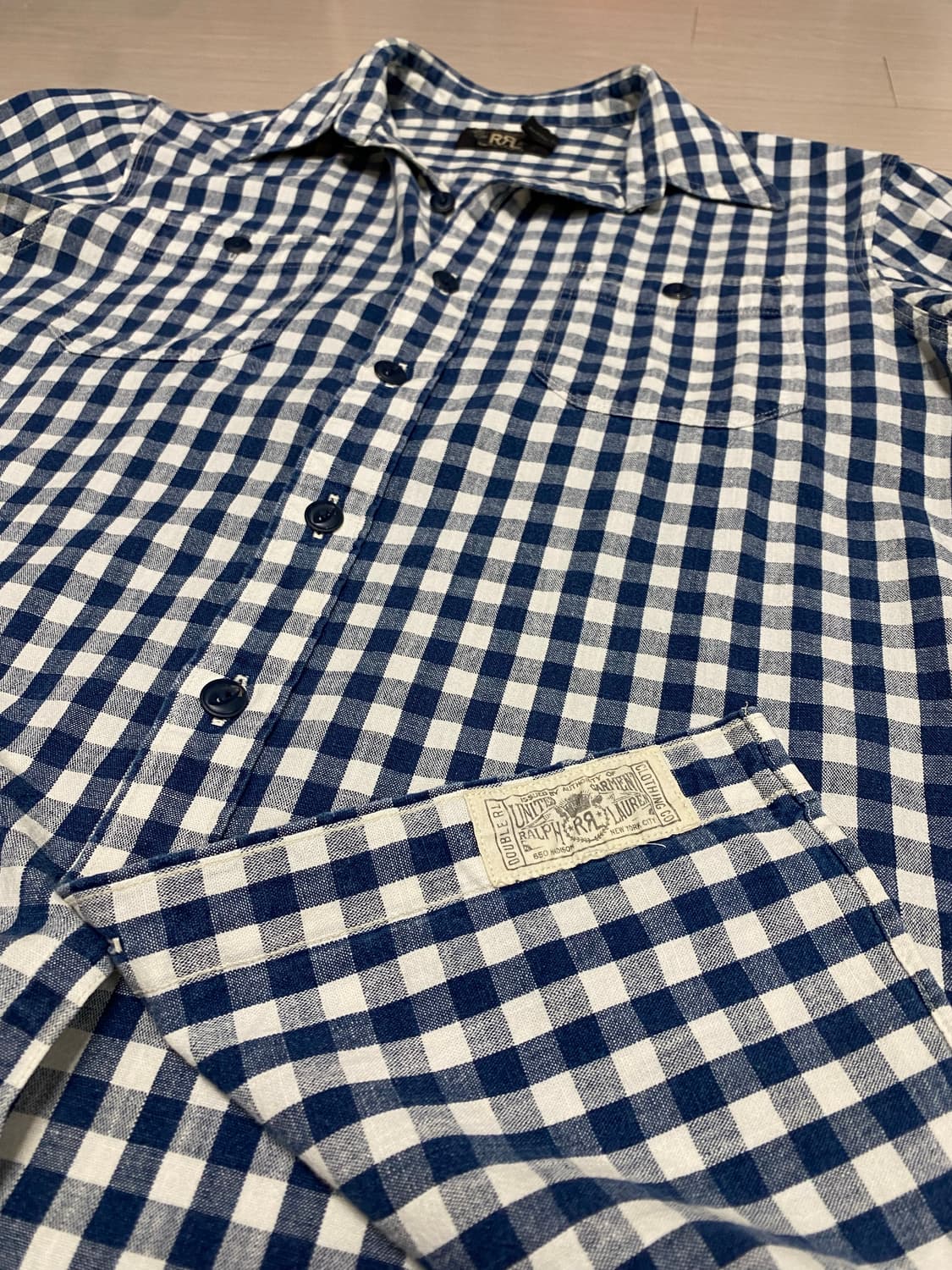 RRL 더블알엘 체크 셔츠 S 상품이미지3
