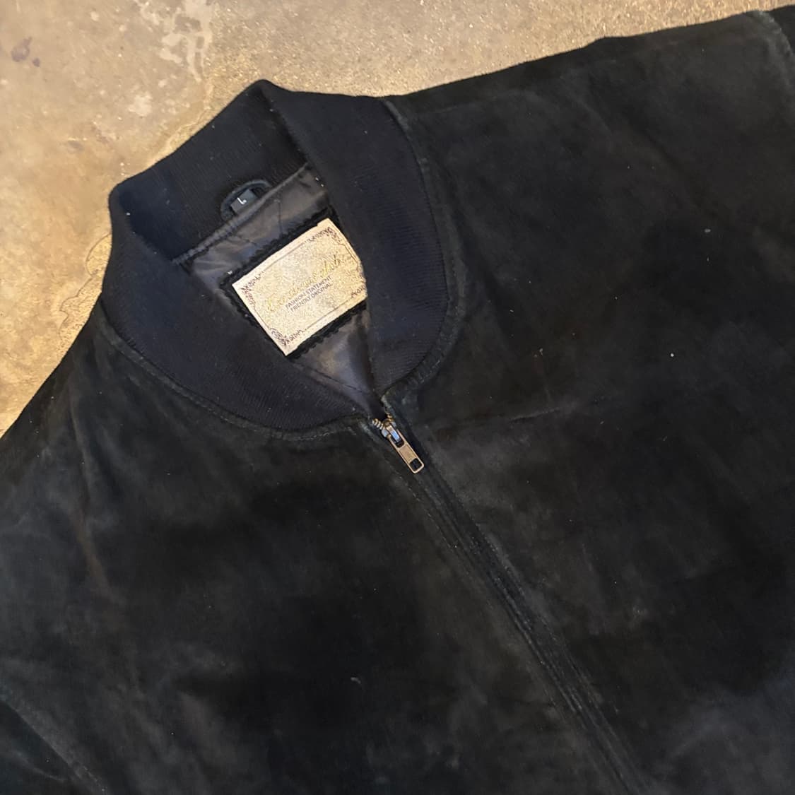 올드 돈피 스웨이드 블루종 자켓 상품이미지3