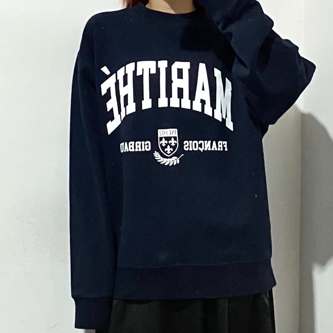 마리떼프랑소와저버 프린팅 맨투맨 상품이미지2