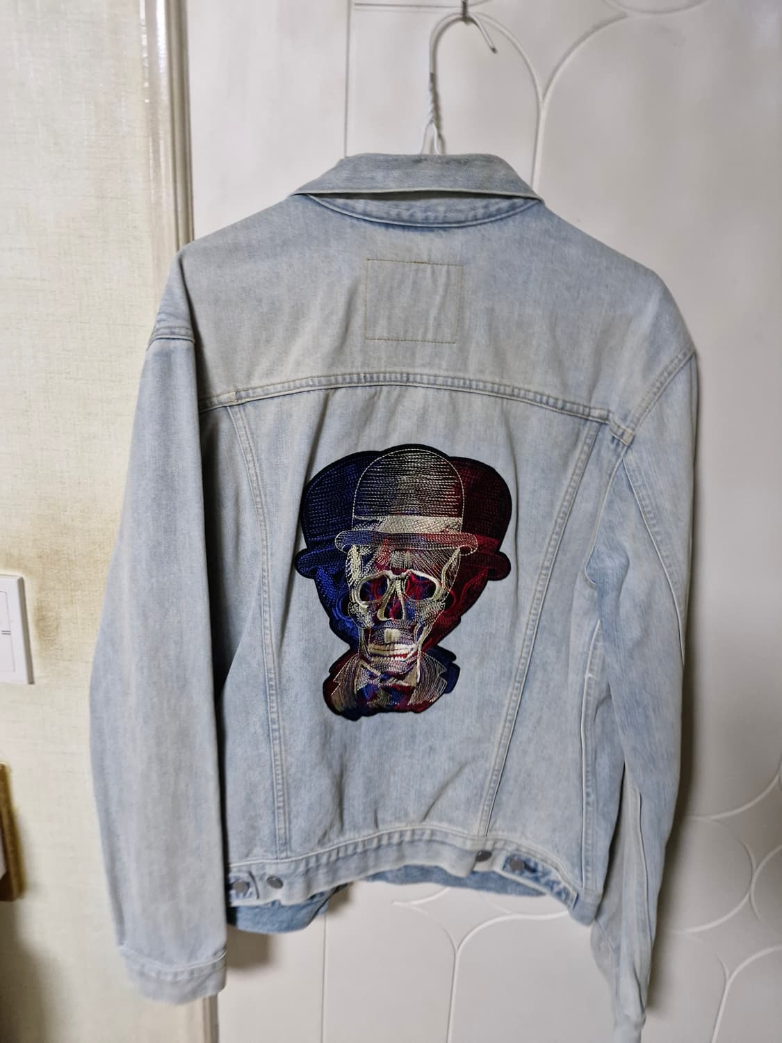 희귀)리바이스 커스텀 패치 연청데님자켓 100 상품이미지1