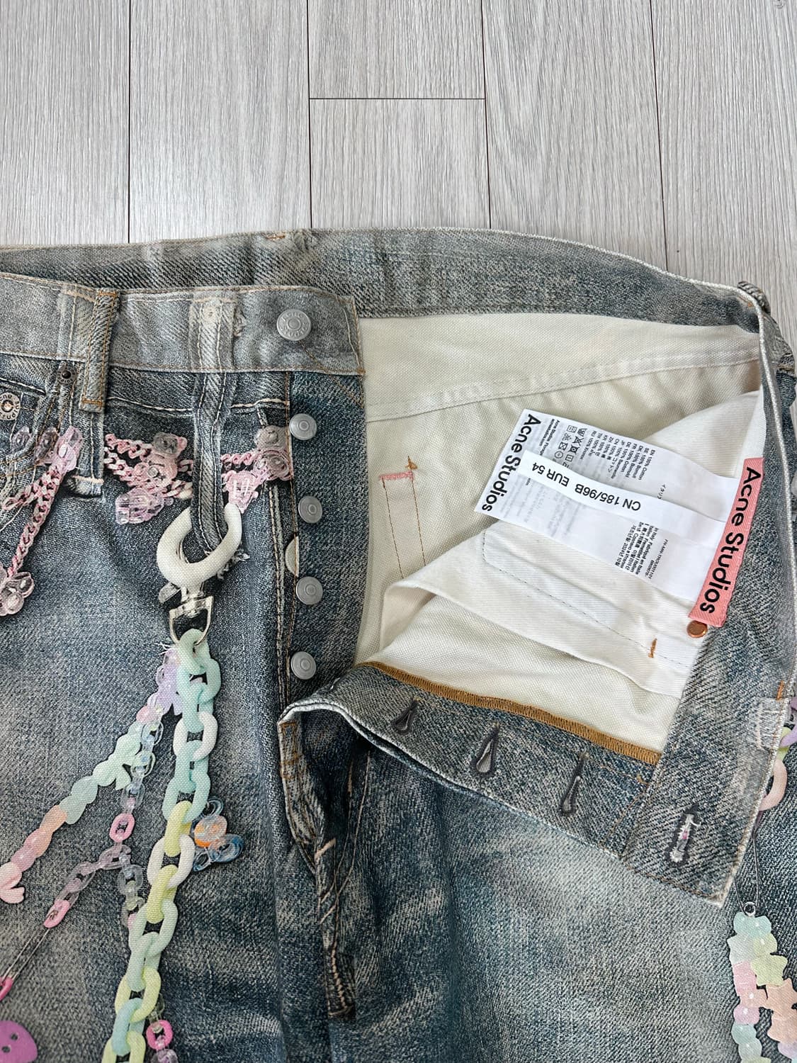 아크네 스튜디오 배기 핏 진 미드 블루 54 상품이미지7