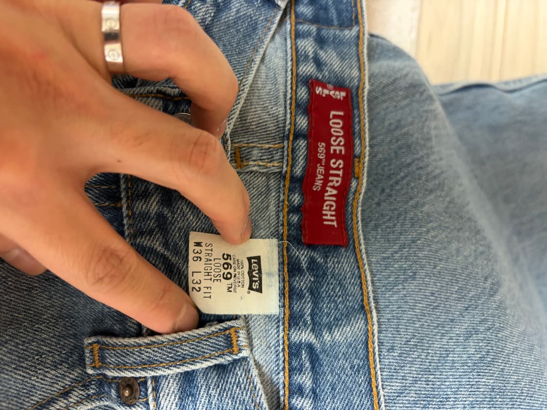 빈티지 00s 리바이스 levis 569 made in usa 상품이미지5