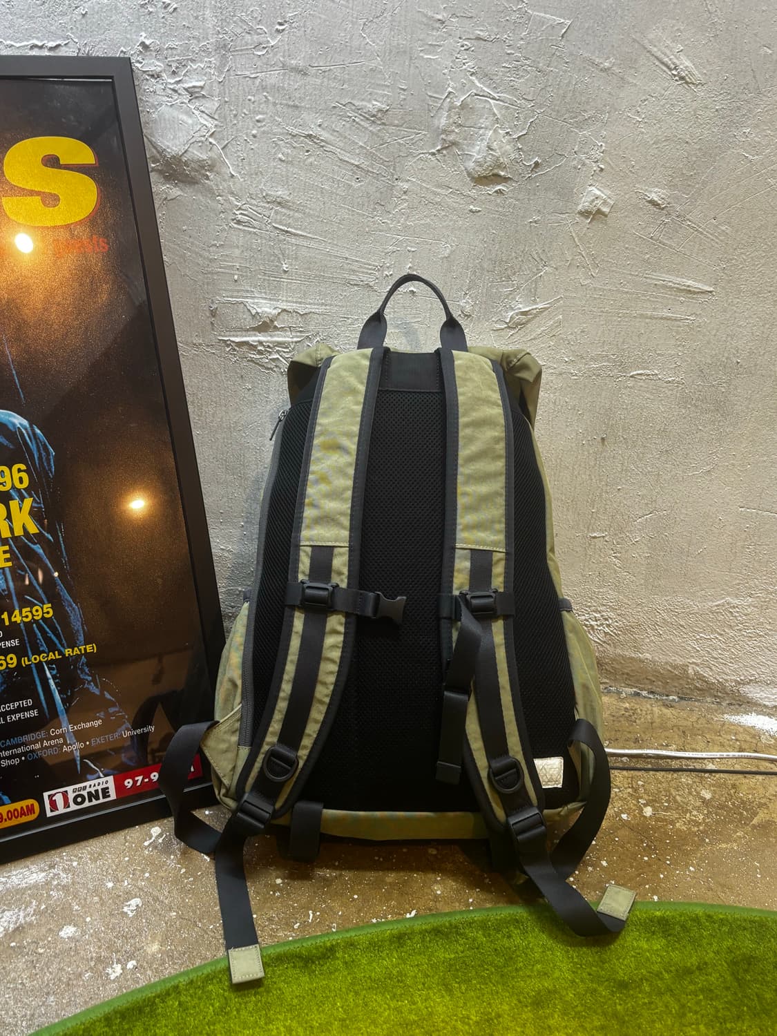 로우로우 스트링 럭색 백팩 올리브 상품이미지3