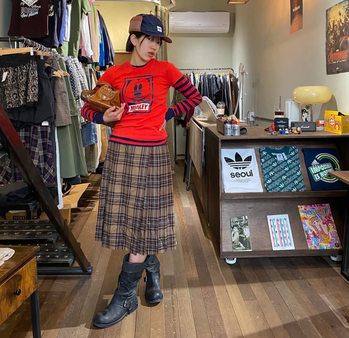 폴로 레드네이비 스트라이프 티  상품이미지1