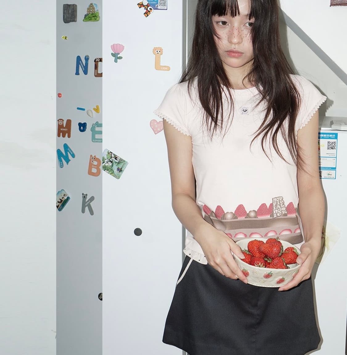 노피셜노피스 케이크 반팔 상품이미지1