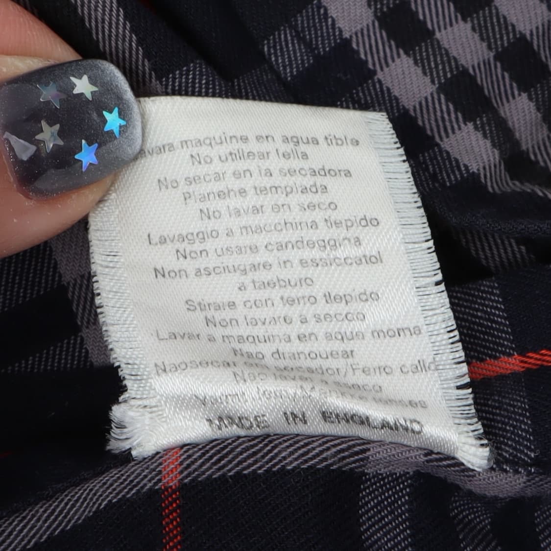 버버리 런던 네이비 노바 체크 셔츠 상품이미지10