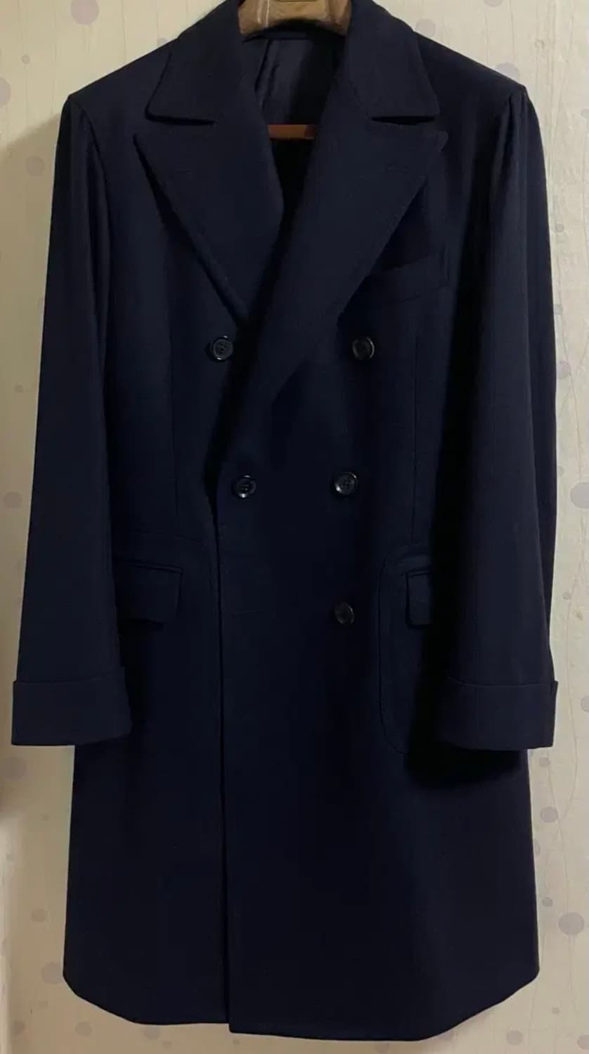 링자켓 폴로코트 까노니코,드라퍼스 다크네이비 이중지 압축지 상품이미지2