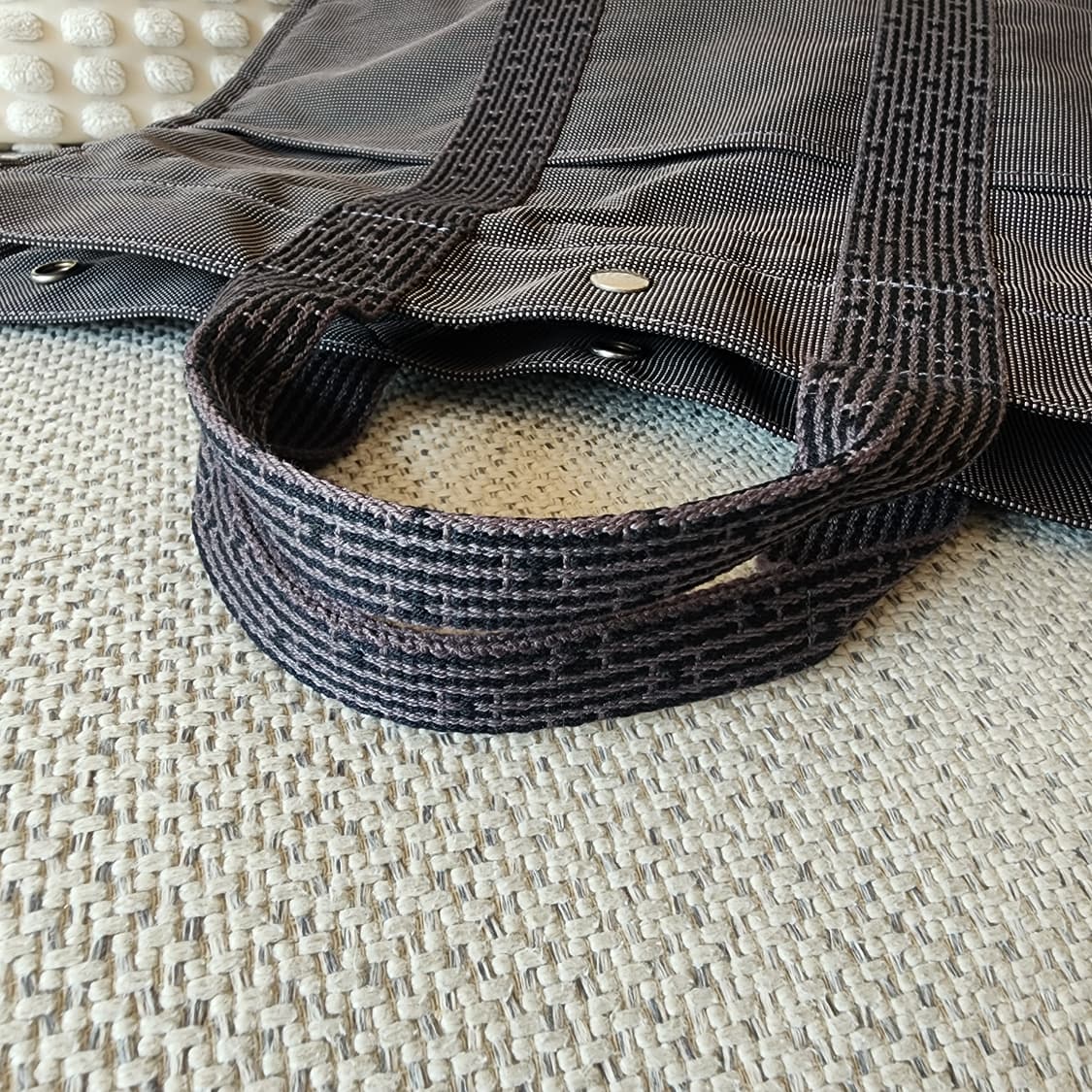 전시품급 에르메스 후루토 MM 캔버스 토트백 엘라인 그레이 상품이미지10