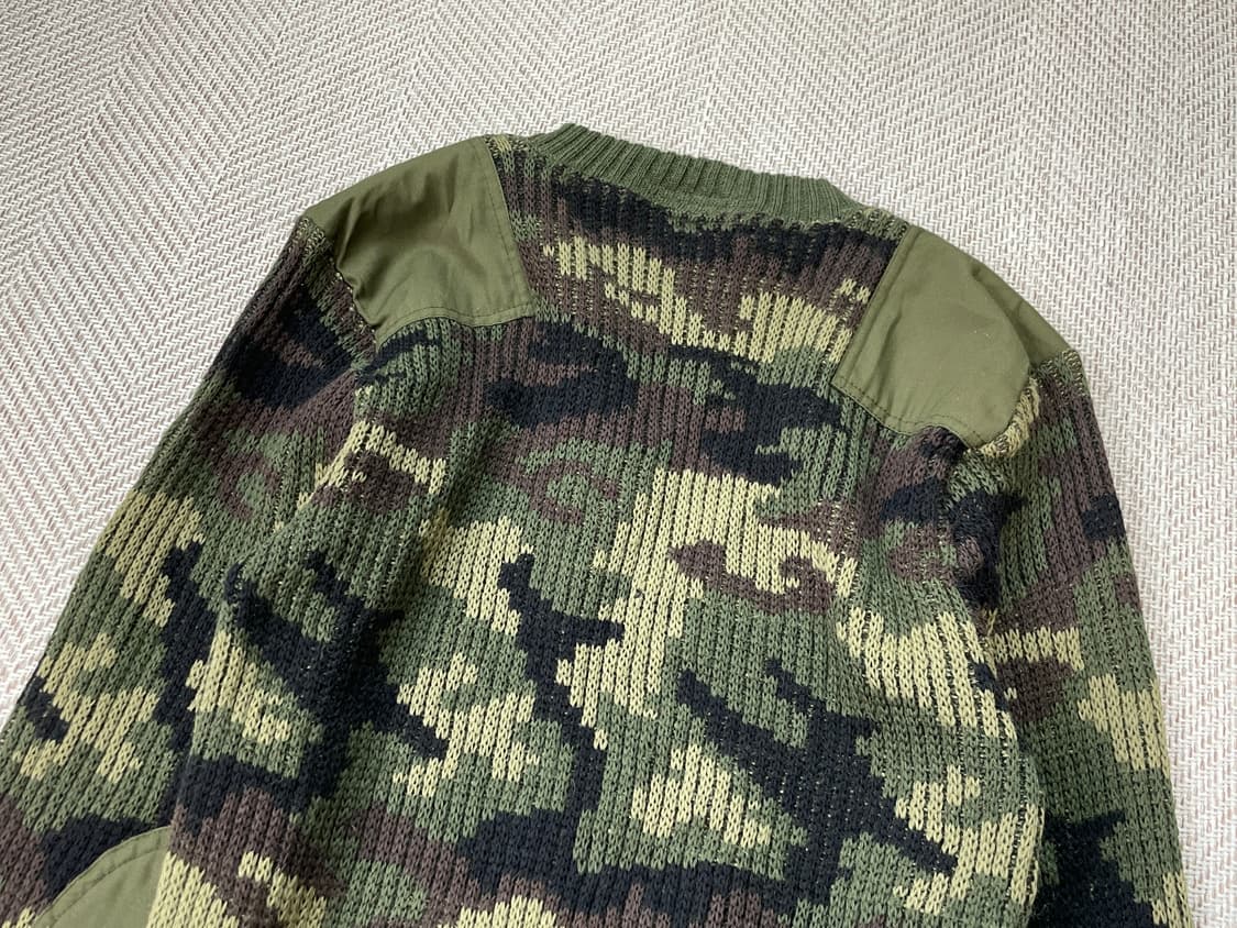 80s og 영국군 코만도 밀리터리 울 니트 J03817 상품이미지7