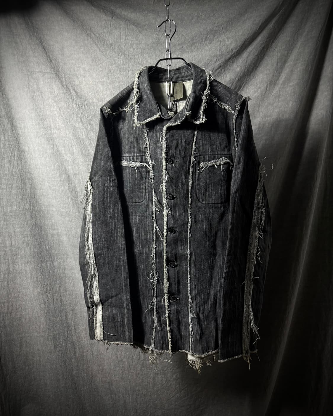 Rip Van Winkle Frayed Denim Shirt Jacket 상품이미지3