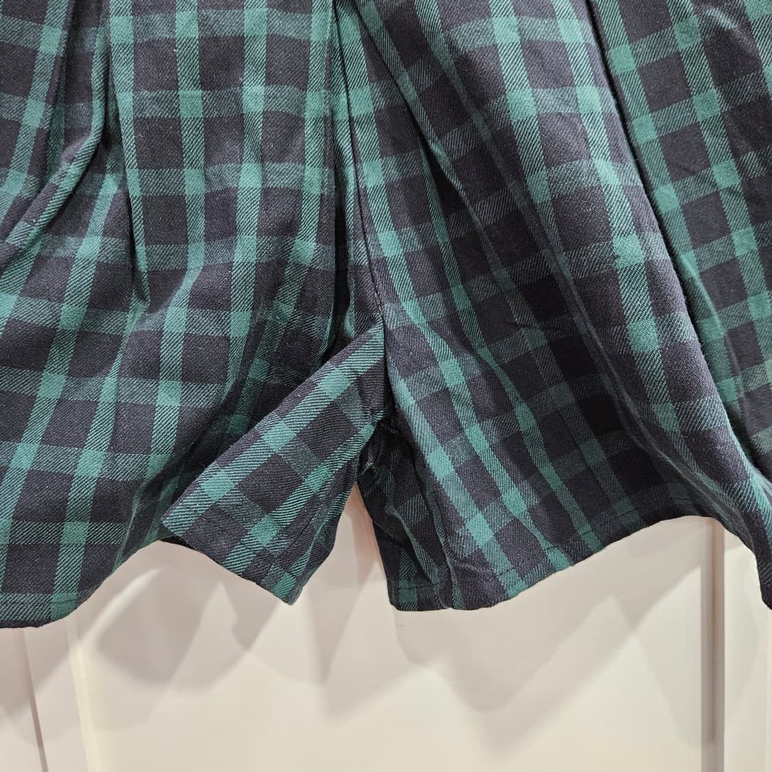 체크 플리츠 치마바지 상품이미지4