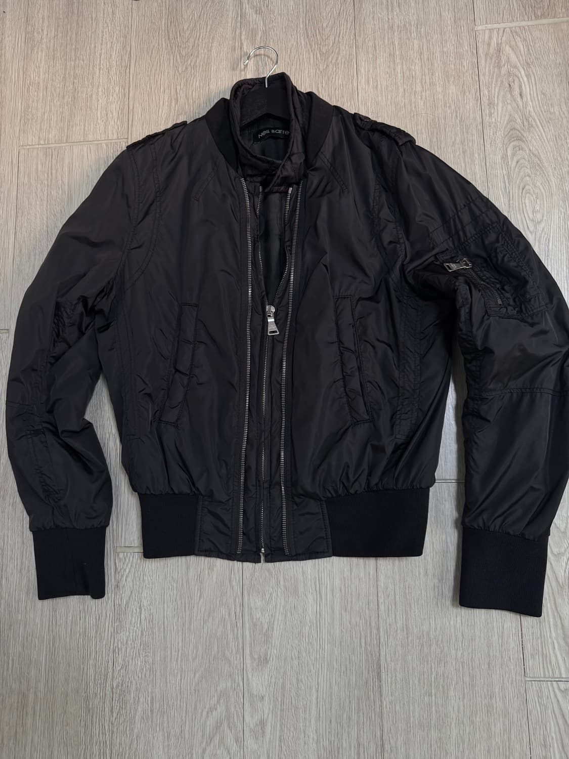 닐바렛 더블 레이어드 봄버 상품이미지6