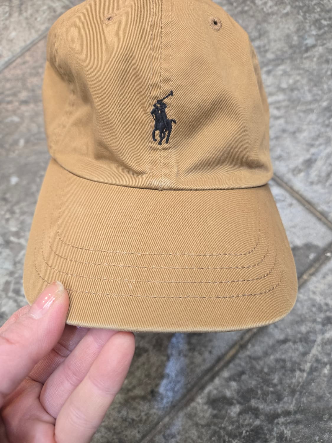 폴로 랄프로렌 베이지 볼캡 상품이미지2