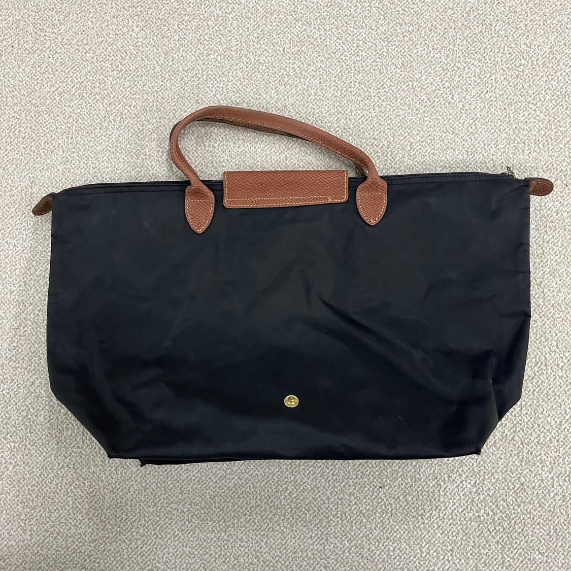 실측확인 롱샴 르플리아쥬 오리지날 핸들백 0126M 상품이미지2