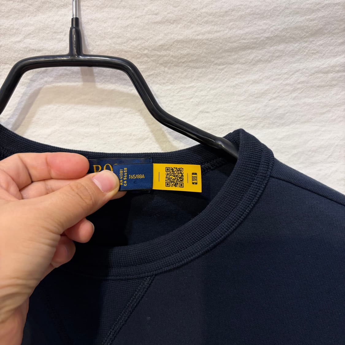 폴로 랄프로렌 숏 슬리브 반팔 맨투맨 티셔츠 큐알인증 상품이미지4