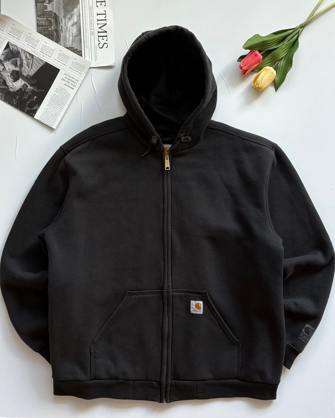 칼하트 레인 디펜더 후드 집업 상품이미지2