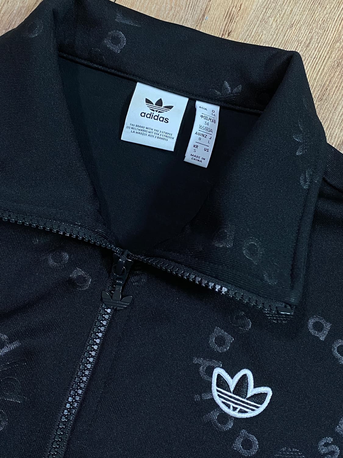 아디다스 오리지널스 로고 트랙탑 블랙 S 상품이미지8