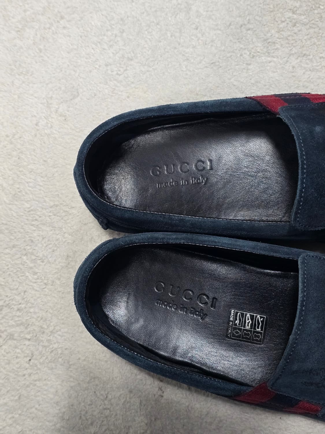 Gucci 구찌 스웨이드 로퍼 네이비 265 상품이미지6