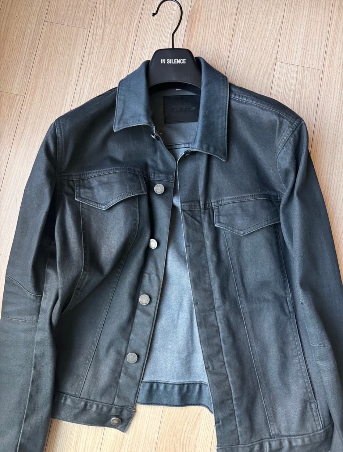 구매m)헬무트랭 코티드 트러커 자켓 상품이미지2