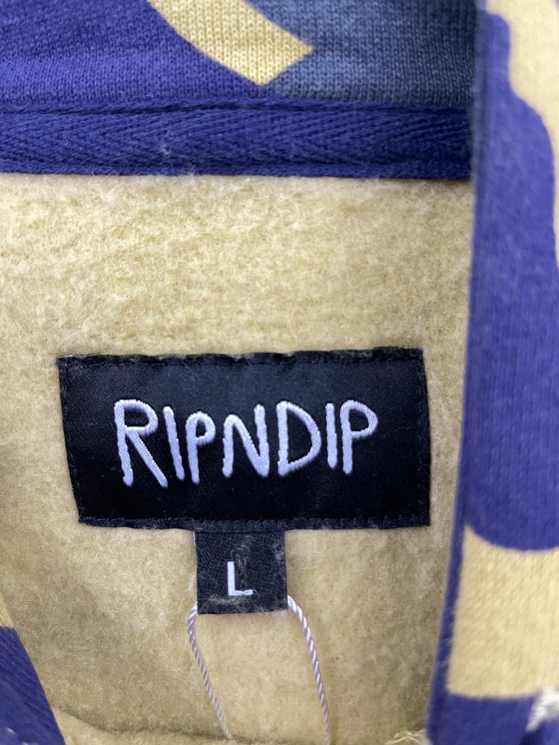 RIPNDIP 고양이 카모 패턴 후드 티셔츠 상품이미지9