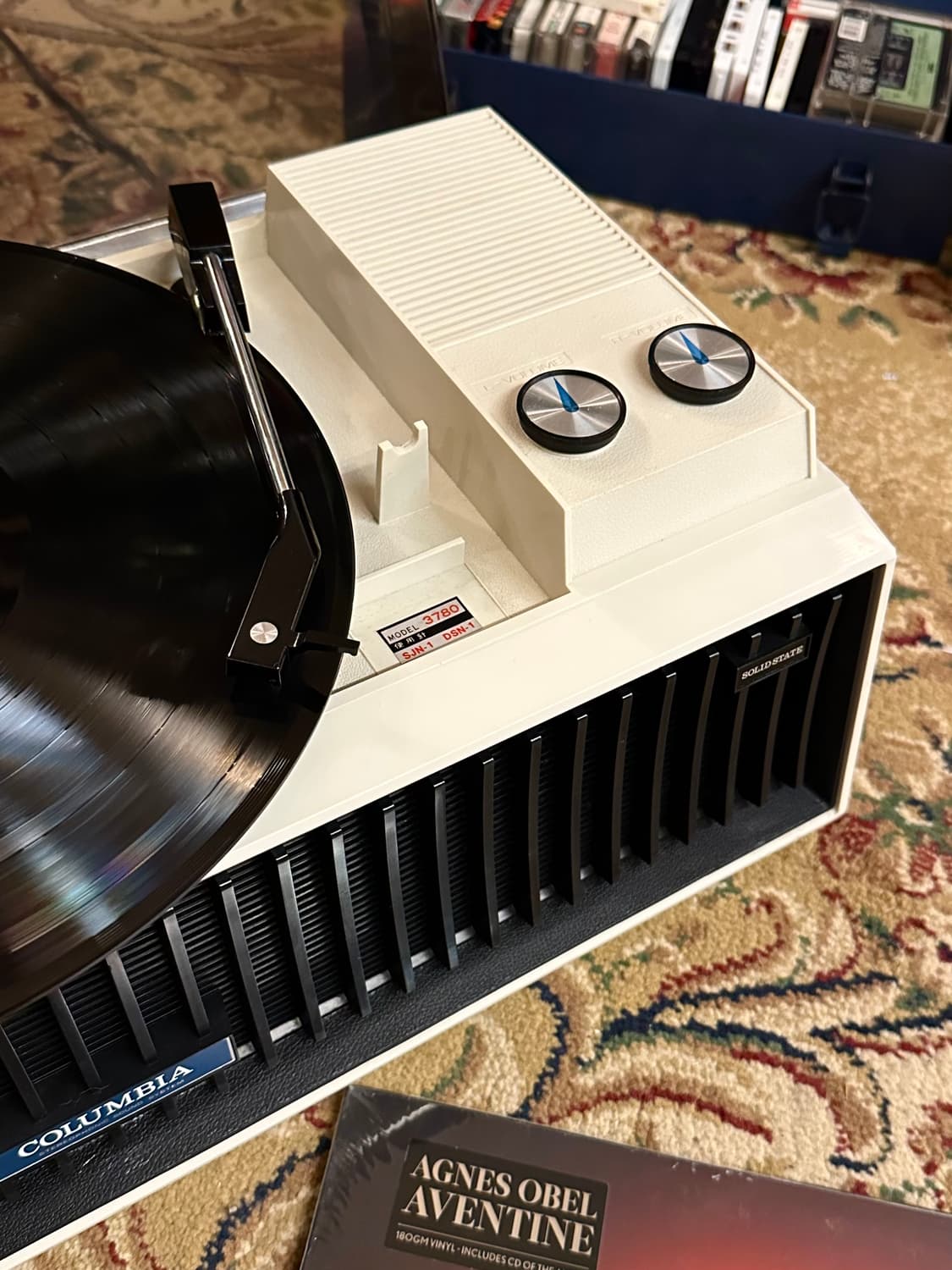 1970s 콜롬비아 진공관 앰프 스테레오 턴테이블 상품이미지8