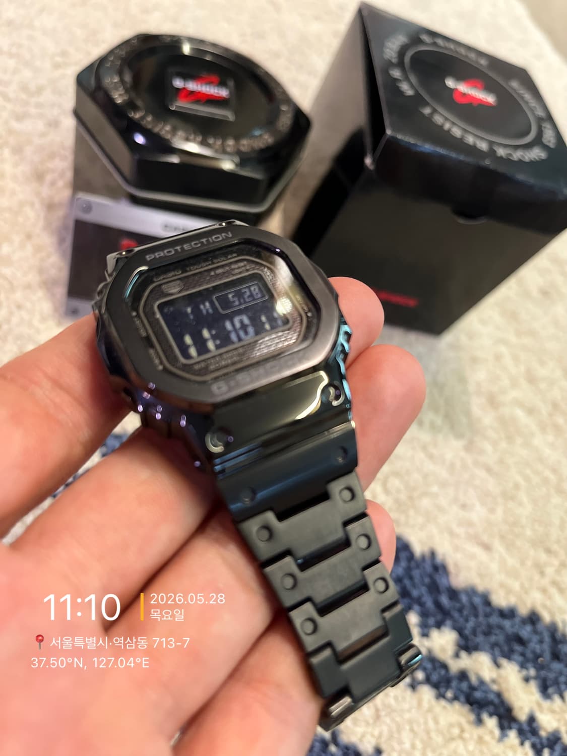 CASIO GMW-5000 풀메탈 블랙 상품이미지3