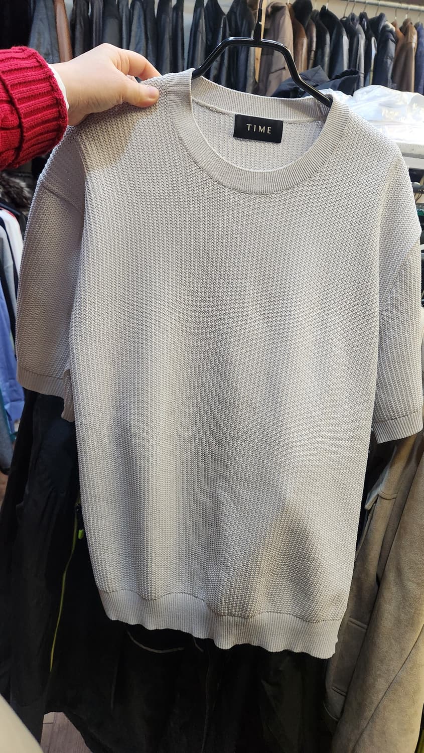 타임 남성 반팔 니트 100 상품이미지2