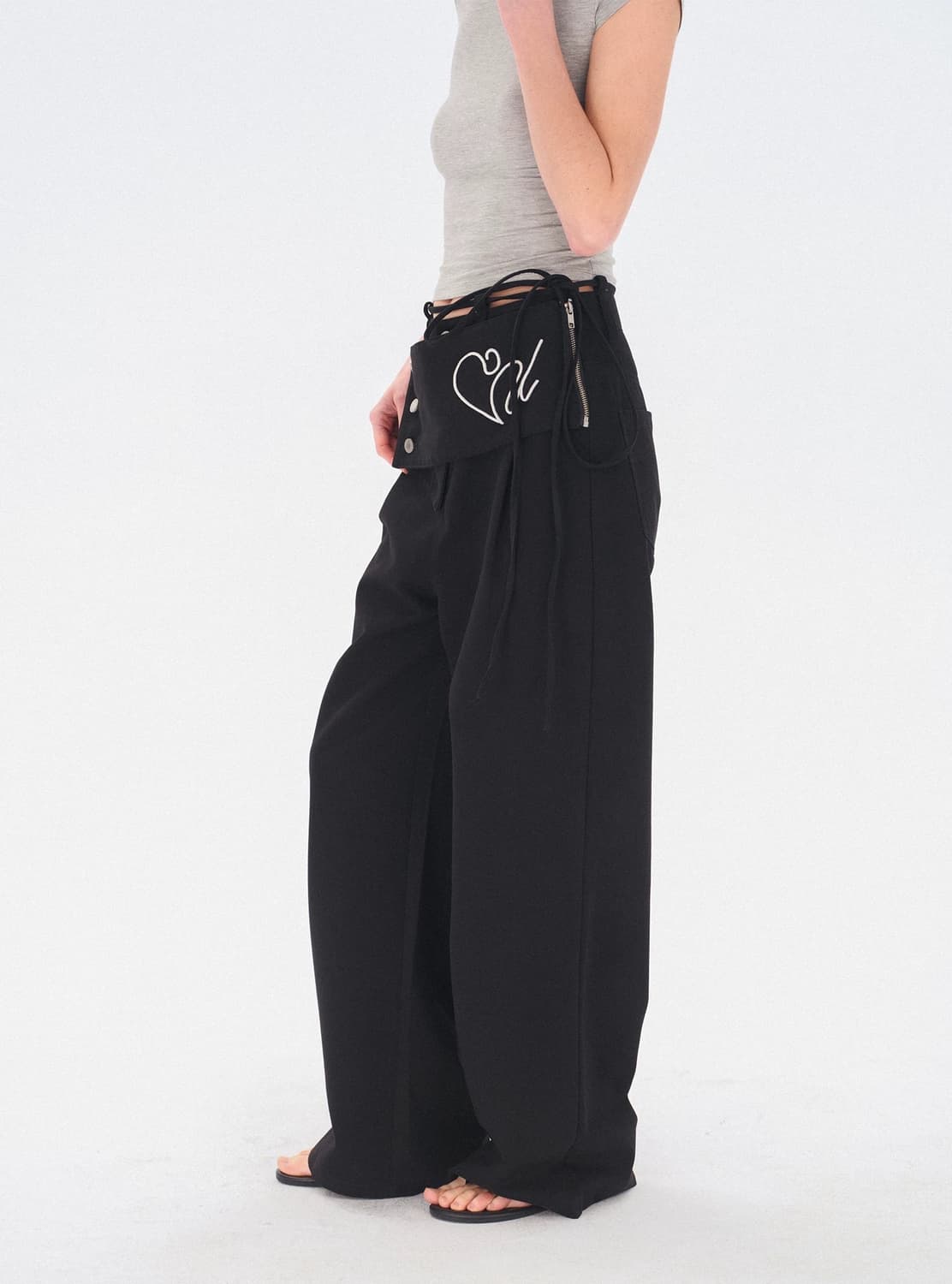 costustoot 블랙 팬츠 상품이미지3