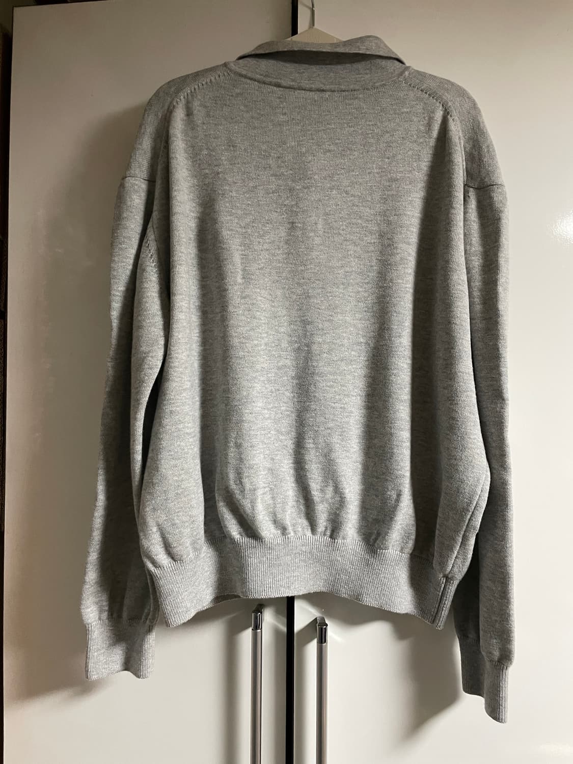 인더로우 코튼 플레인 니트 폴로 상품이미지6