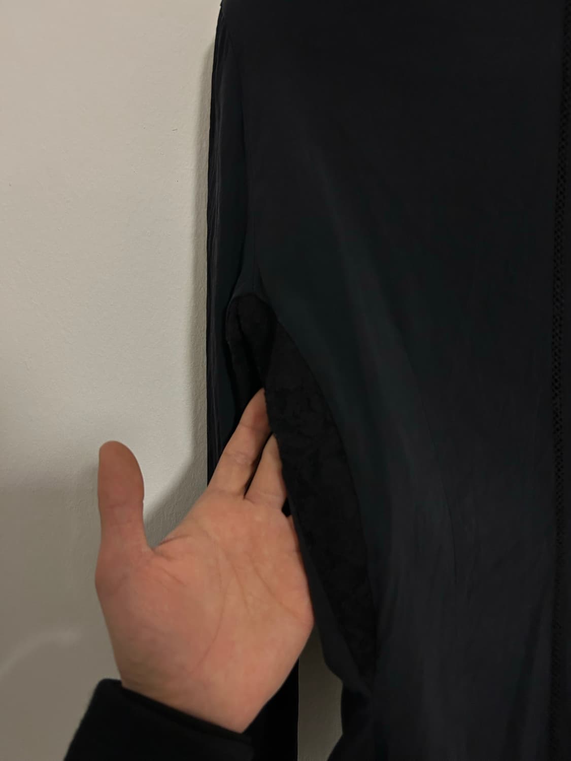 로베르토 카발리 레이스 인서트 블랙 블라우스 상품이미지5