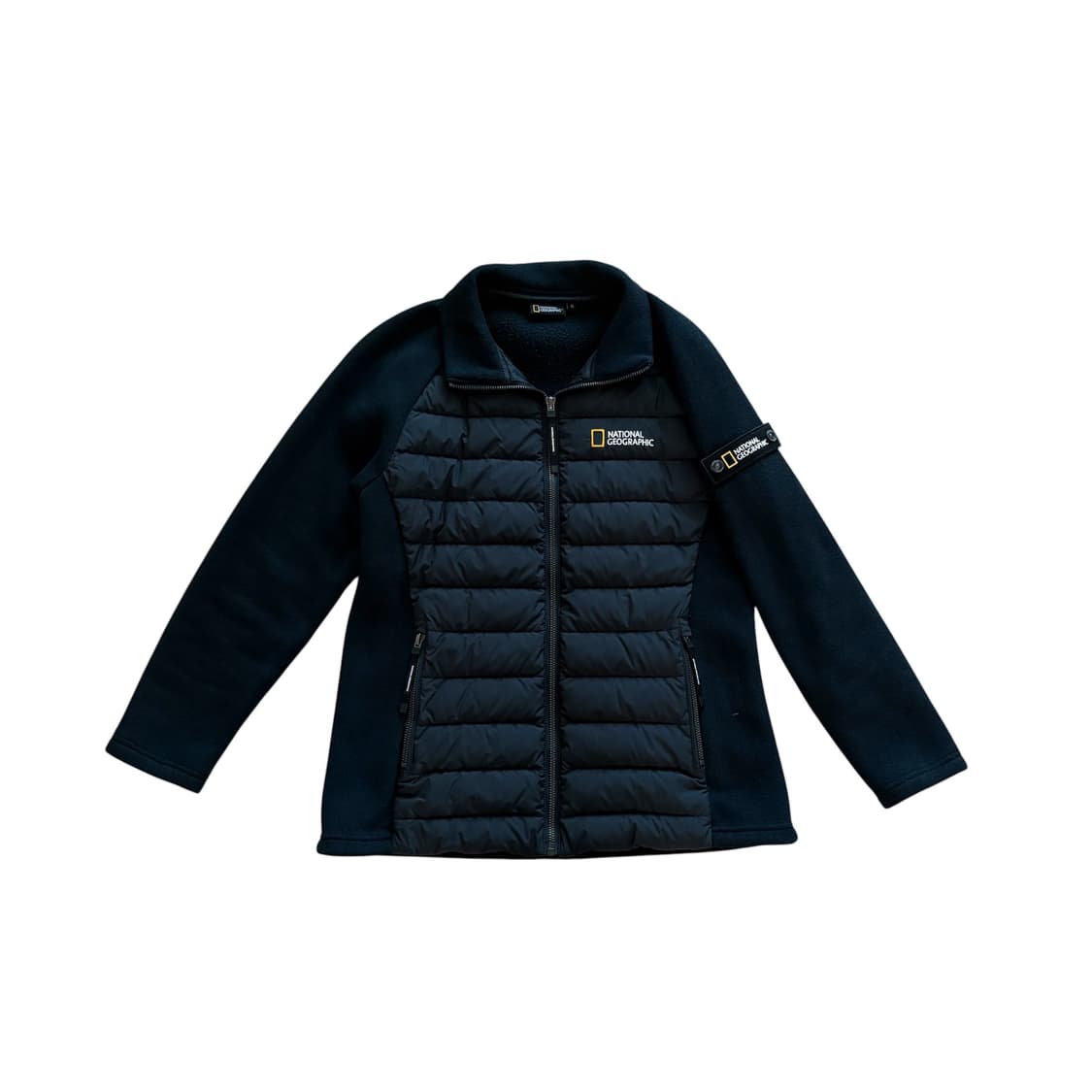 내셔널지오그래픽 니트 경량 패딩 상품이미지1