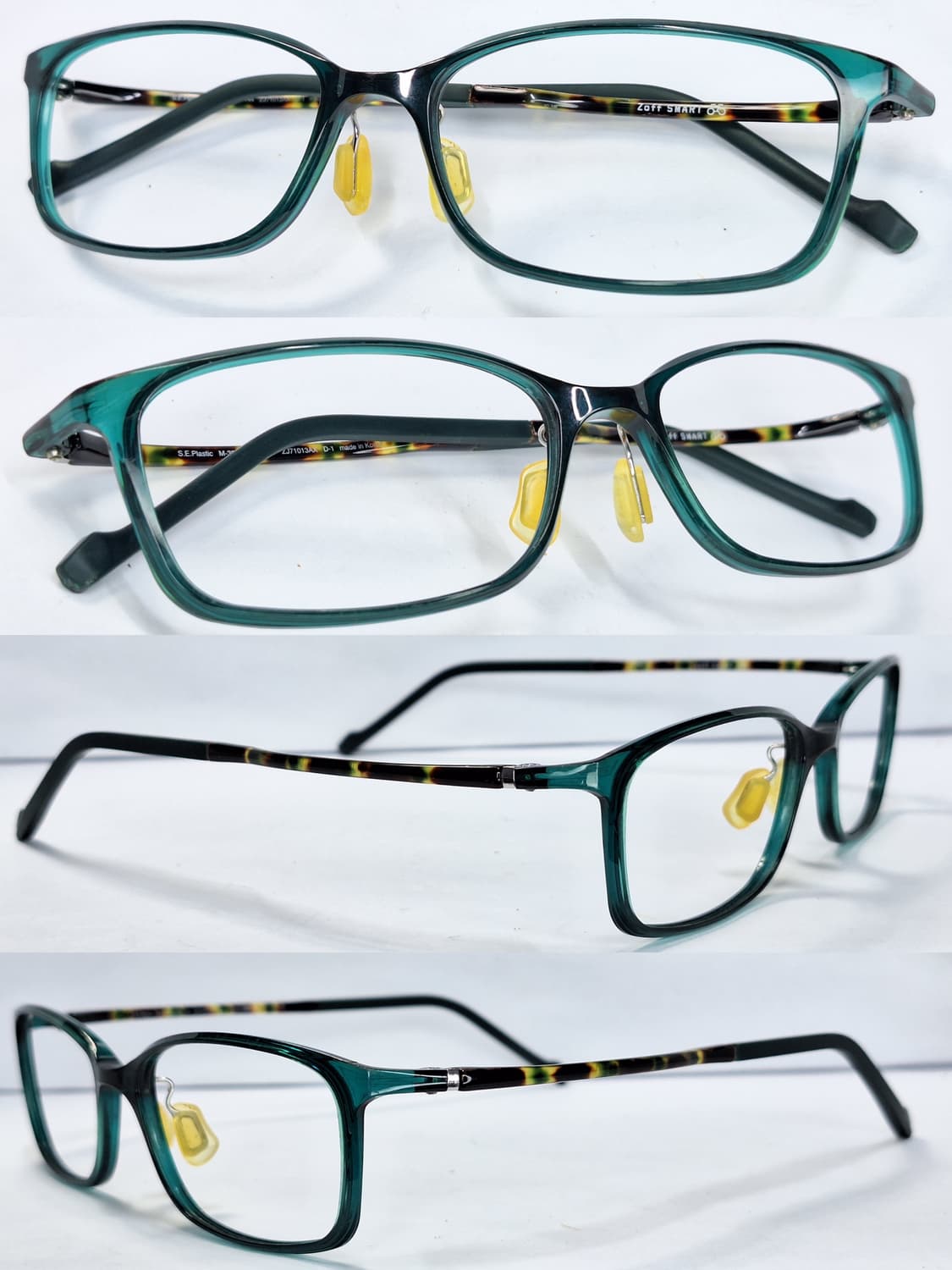 Zoff SMART 조프 스키니 울템 그린 호피 초경량 안경테 54mm 상품이미지5