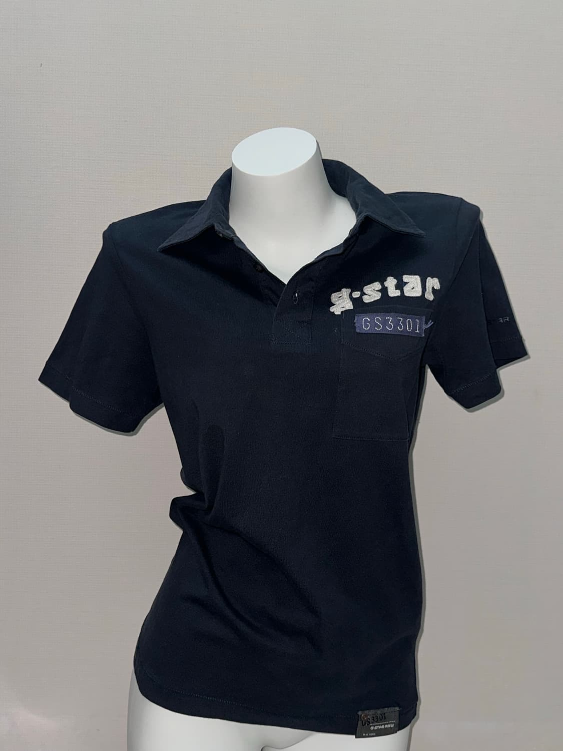 지스타 로우 3301 반팔 카라티 상품이미지6