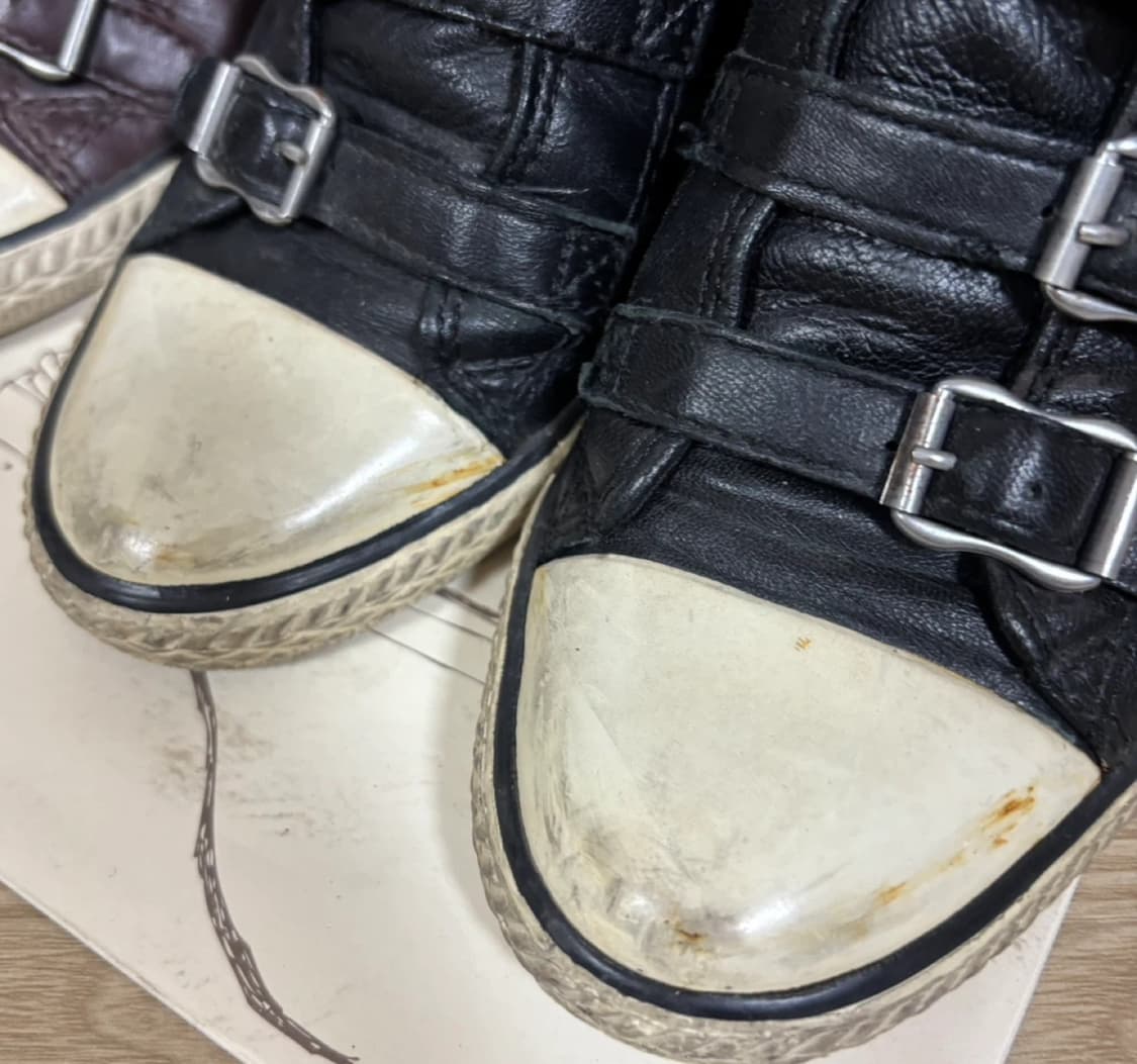 ASH 웨지힐 스니커즈 블랙 35 225mm 상품이미지4