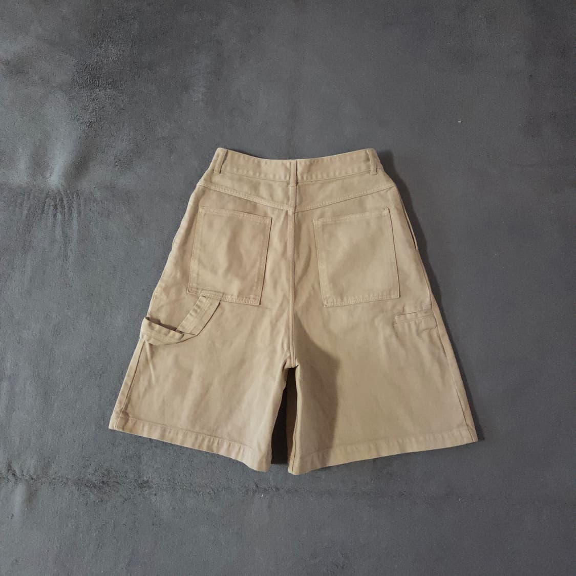 르917 르셉템버 오버다잉 버뮤다 데님 쇼츠 팬츠 베이지 46 상품이미지1