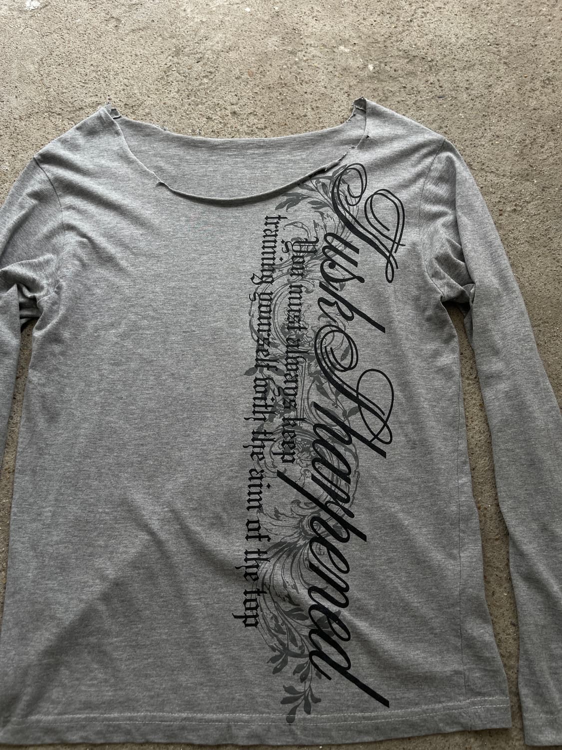 (T graphics)lettering long sleeve t 상품이미지2