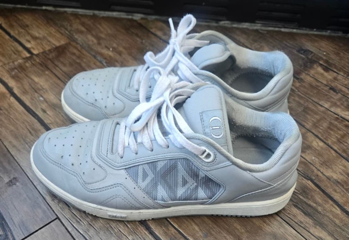 [정품] Dior  오블리크 B27 로우탑 스니커즈 그레이 42 상품이미지2