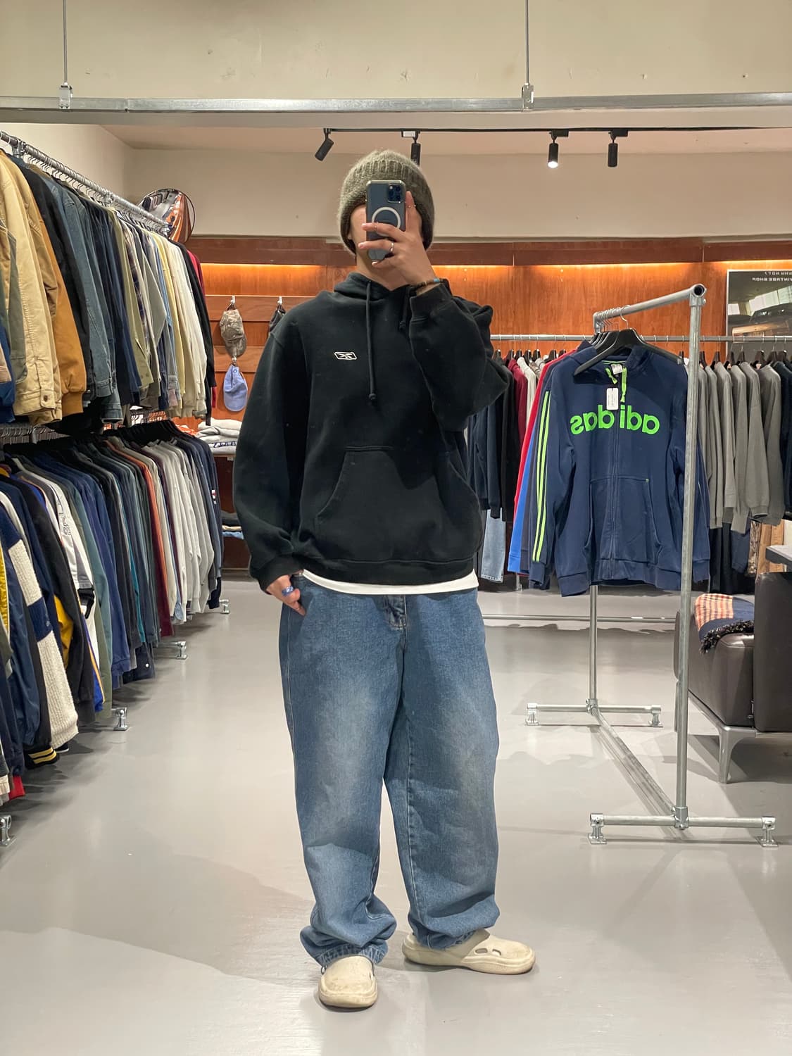 리복 후드 티셔츠   상품이미지1