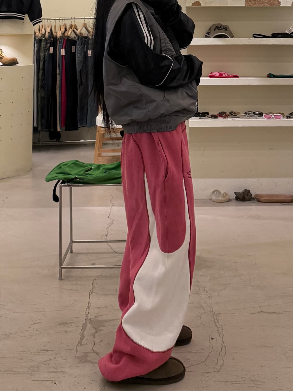 아메스 월드와이드 심볼로고 스웻팬츠 U1184 상품이미지2