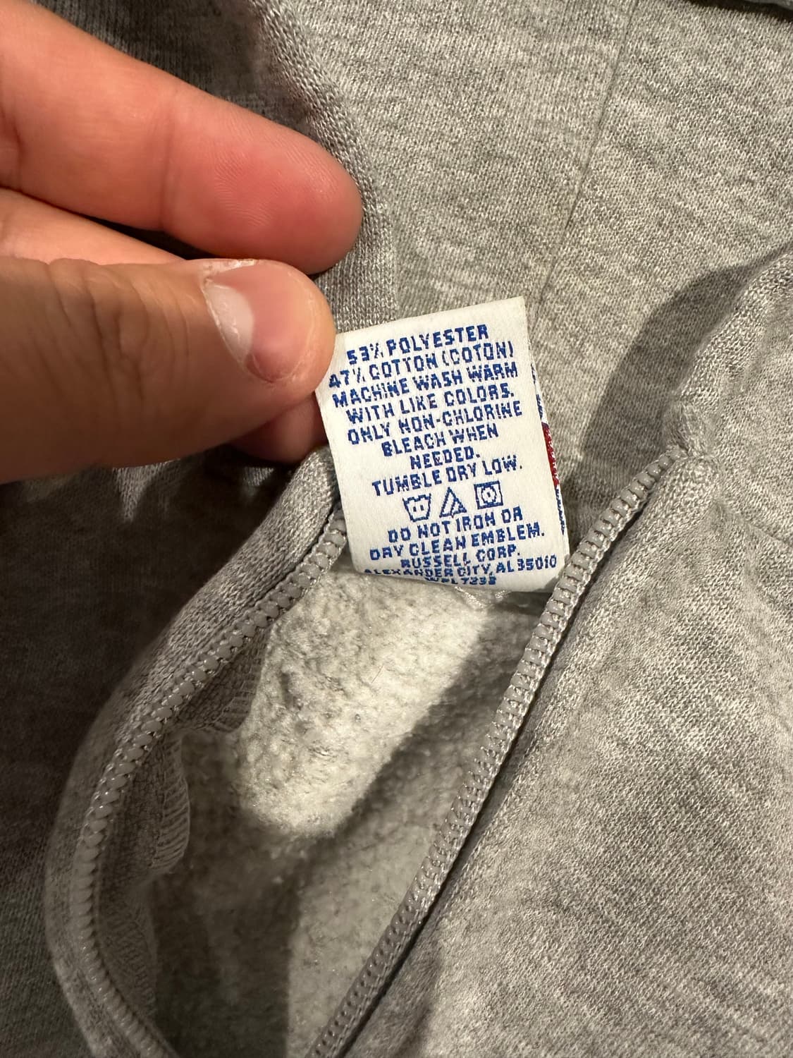 빈티지 90s 러셀 후드집업  상품이미지5