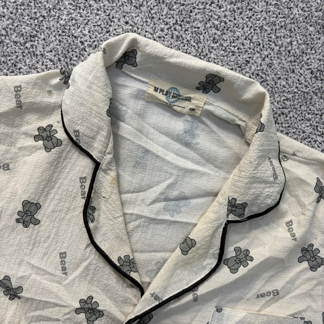 L 엠플레이그라운드 잠옷 셔츠 0427J 상품이미지2