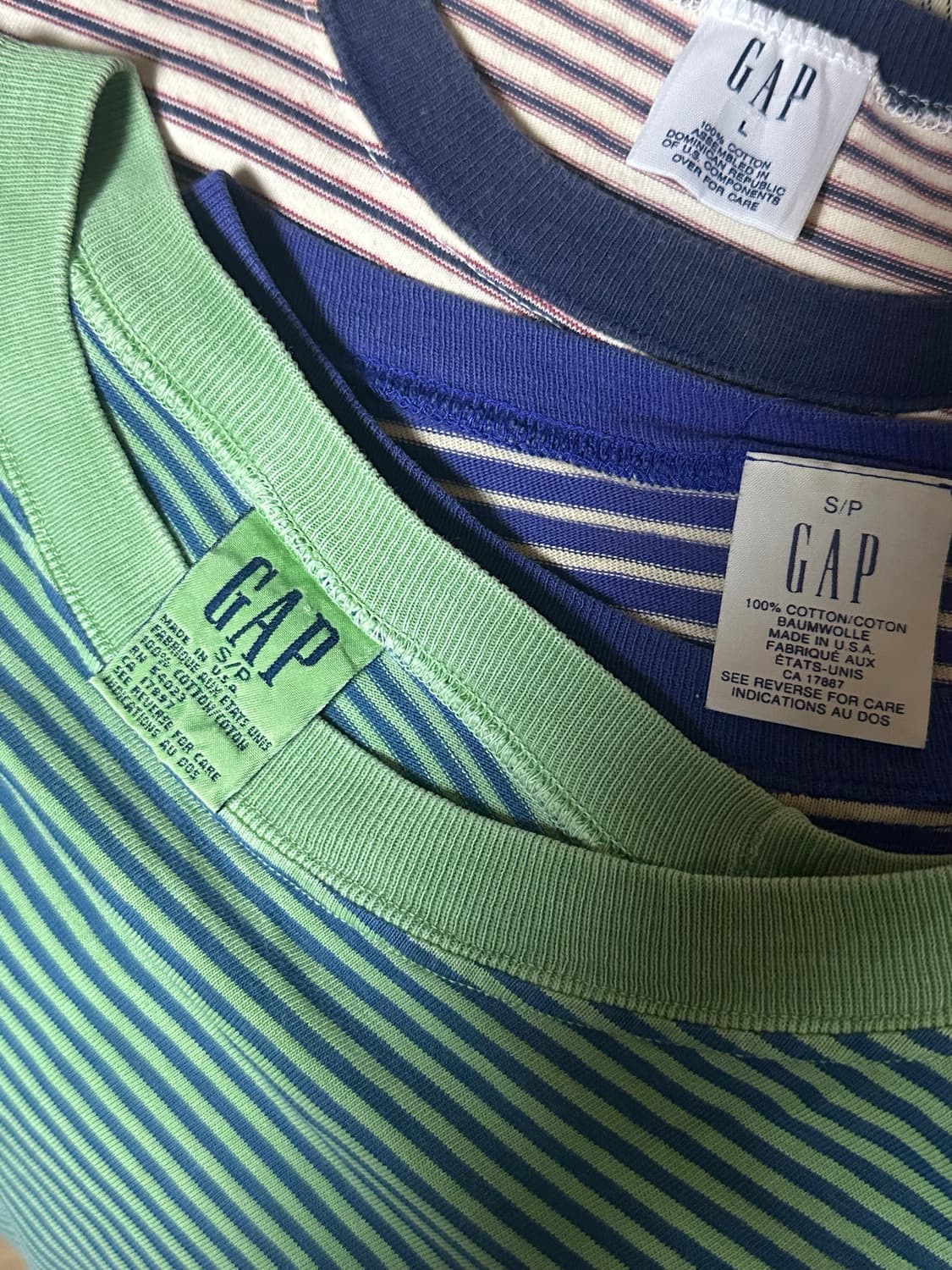 old gap striped pocket border tees 상품이미지2