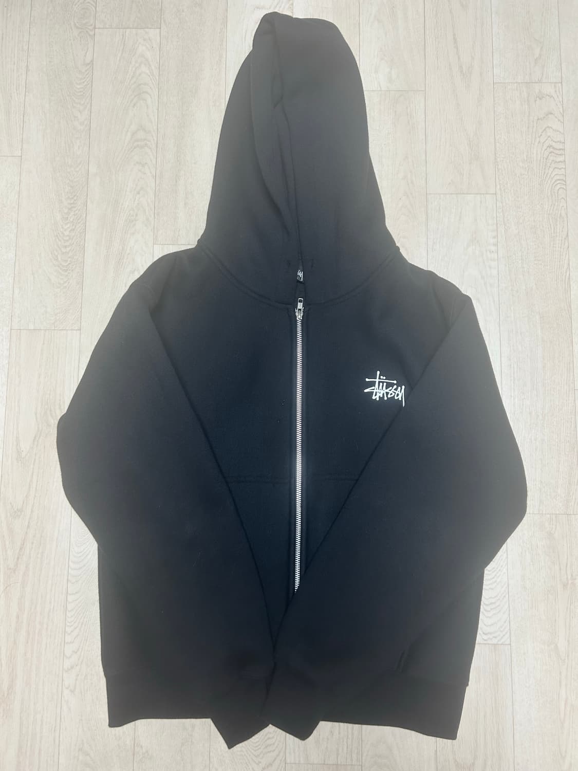 스투시 베이직 후드집업(기모)팔아요 모자끈 없읍니다!! 상품이미지1