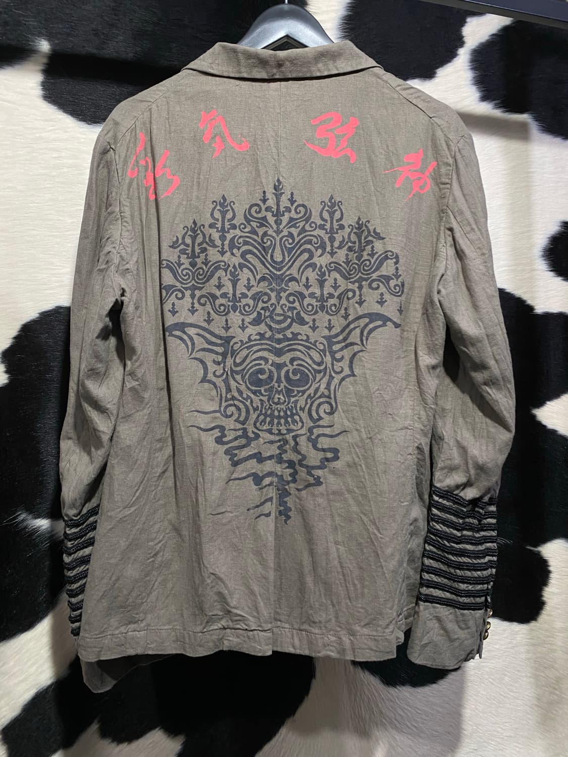 PPFM 비즈디테일 백프린팅 블레이저 상품이미지6