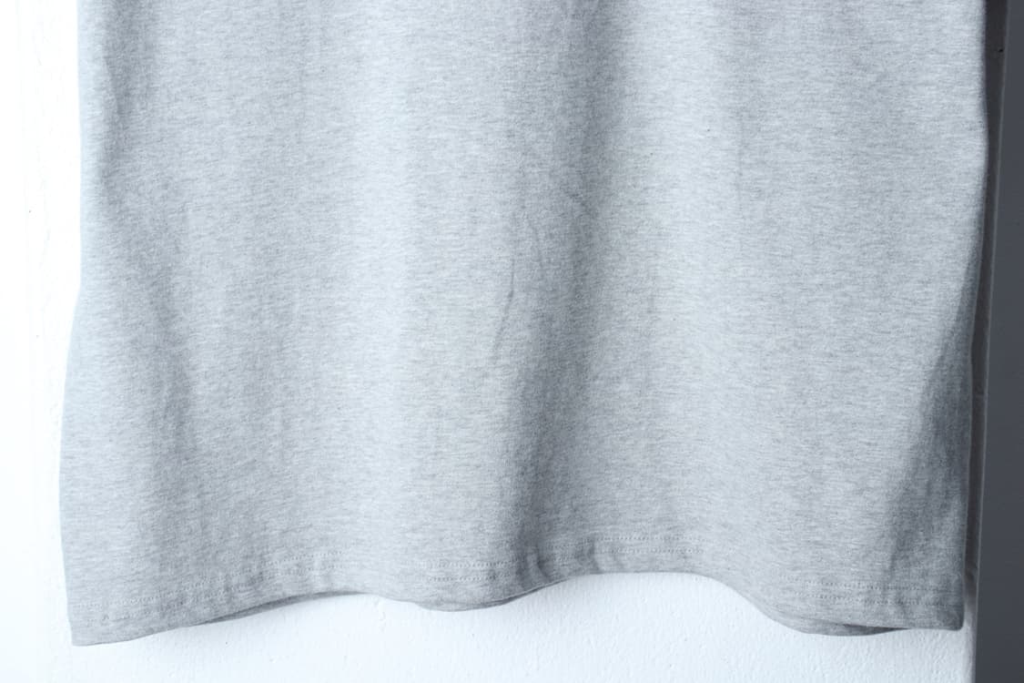 W(L-XL) 르아르 반팔 티셔츠 새상품 오버핏 그레이 무지-H31403 상품이미지4