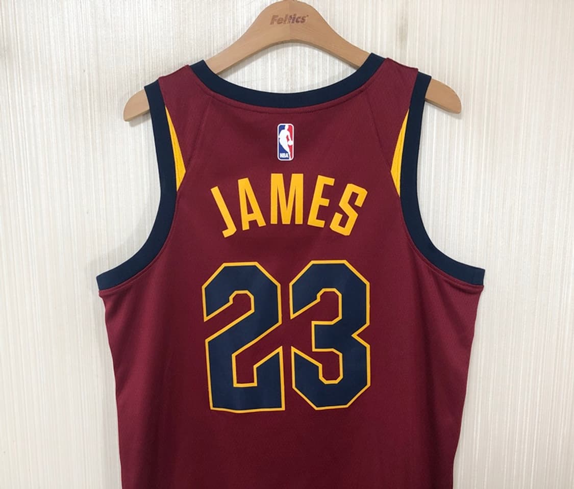 NBA 나이키 클리블랜드캐벌리어스 스윙맨유니폼 M(100) #23  상품이미지9