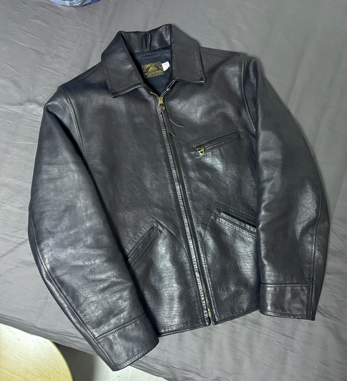 트로피클로딩 허밍버드 자켓 42 호스하이드 가죽 상품이미지1