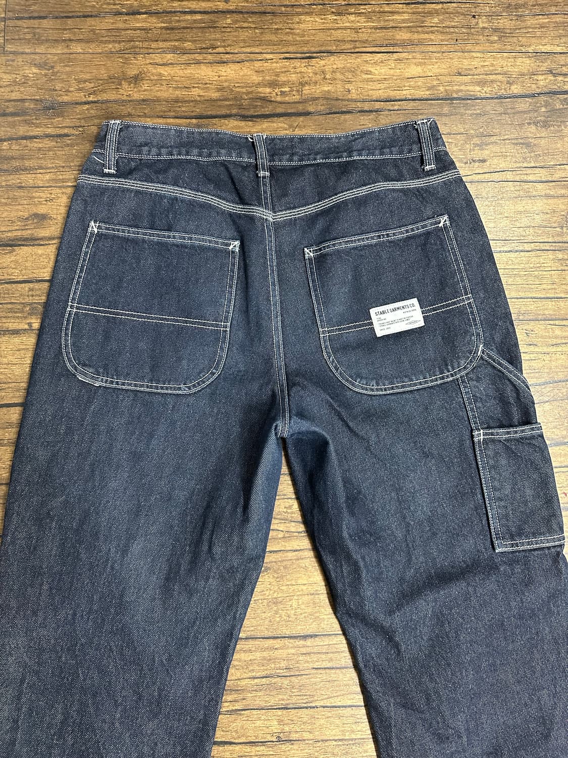 STABLE GARMENTS 카펜터 와이드 데님팬츠 32 상품이미지1